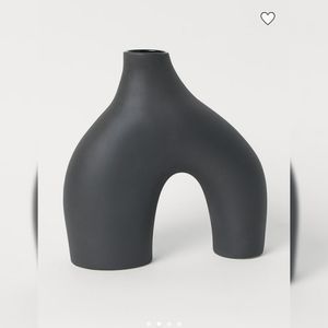 H&M large black vase